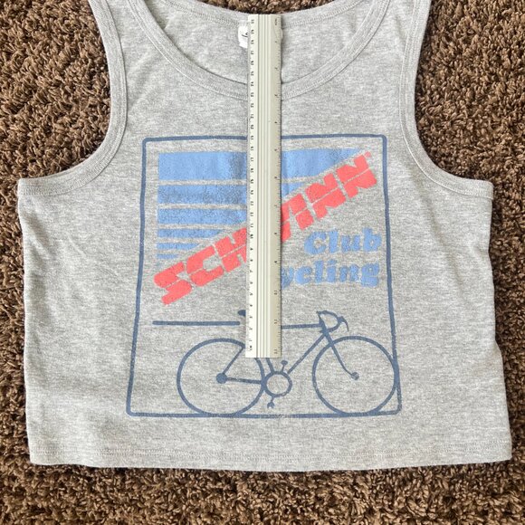 Grayson Threads SCHWINN Gray and Blue Graphic Tank Top Size L - Picture 6 of 7